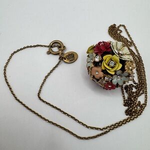 Juicy Couture Flowerball Pendant Necklace